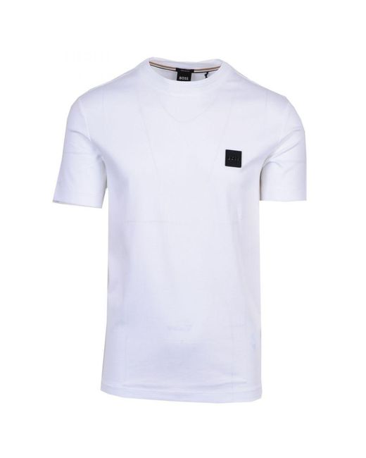 Boss White Hugo Boss Tiburt 278 T Shirt for men