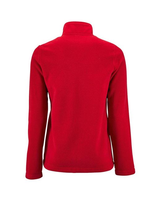Sol's Red Ladies Norman Fleece Jacket