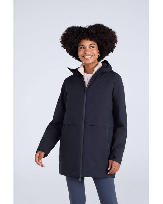 Mountain Warehouse Blue 'Jackie' Padded Jacket With Front Pockets Waterproof Coat