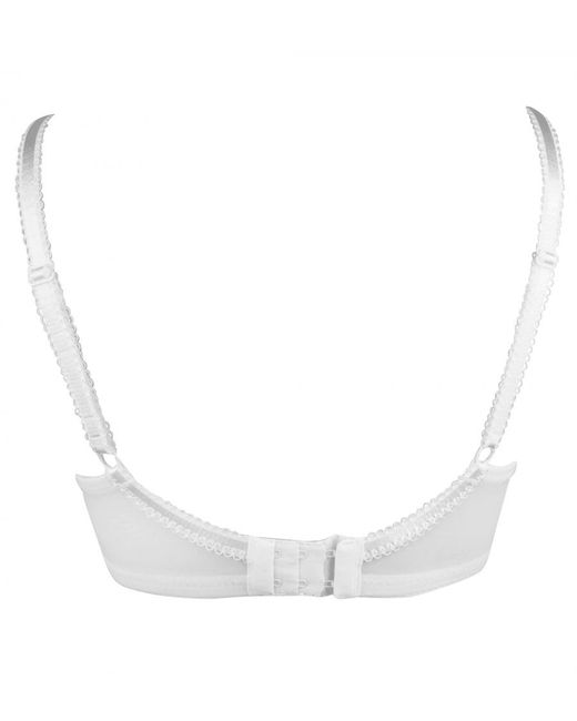 Pour Moi White 3804 Imogen Rose Full Cup Bra