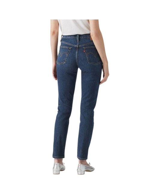 Levi's Blue Levi's /Ladies 501 Same Intent Skinny Jeans (Dark) Cotton