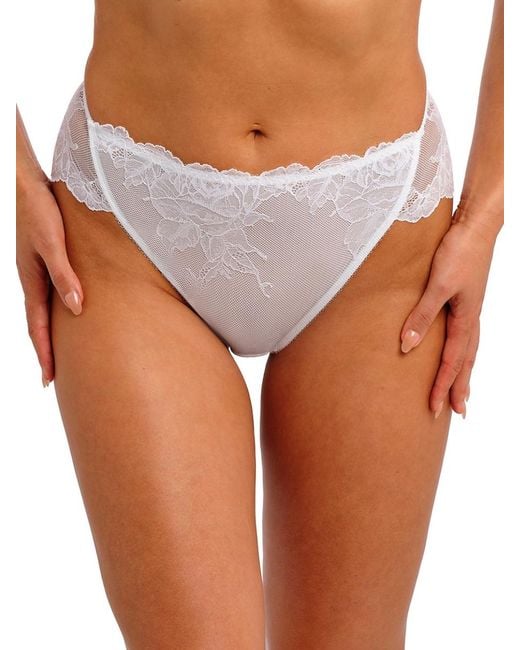 Wacoal Brown Vivid Attraction High Leg Brief