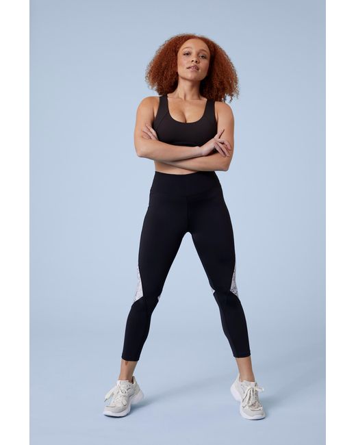Mountain Warehouse Blue 'Venture' Leggings Quick Drying Stretchy Bottoms Nylon