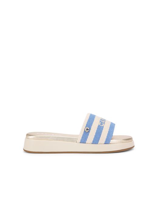 Carvela Kurt Geiger Blue Sandals Other Canvas Fabric Palermo