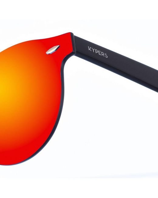 Kypers Orange Lua Oval-Shaped Nylon Sunglasses