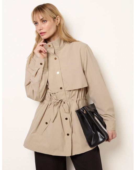Blue Vanilla Natural Adjustable Tie Up Light Weight Jacket