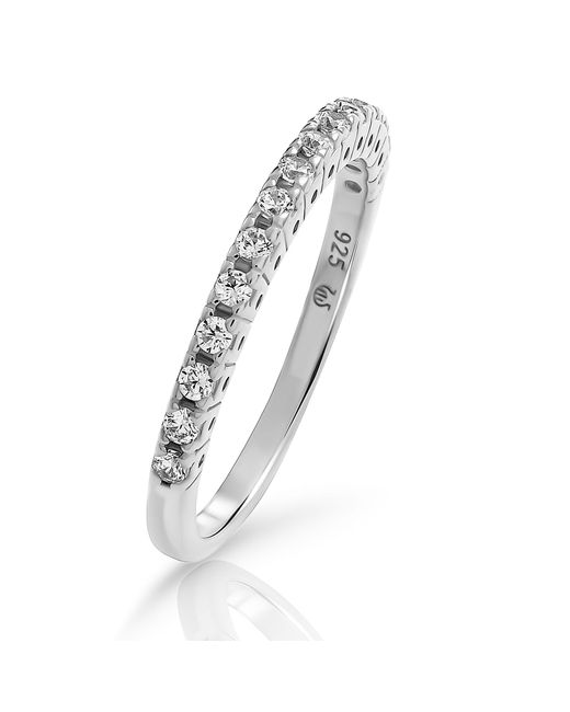 Orphelia White 'Claire' 925 Sterling Ring