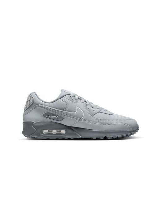 Nike Gray Air Max 90 Trainers Wolf/Cool