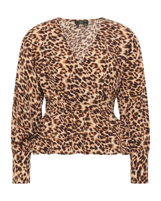 faina Blouse in het Brown