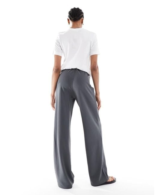 Vero Moda White Loose Pull On Trousers