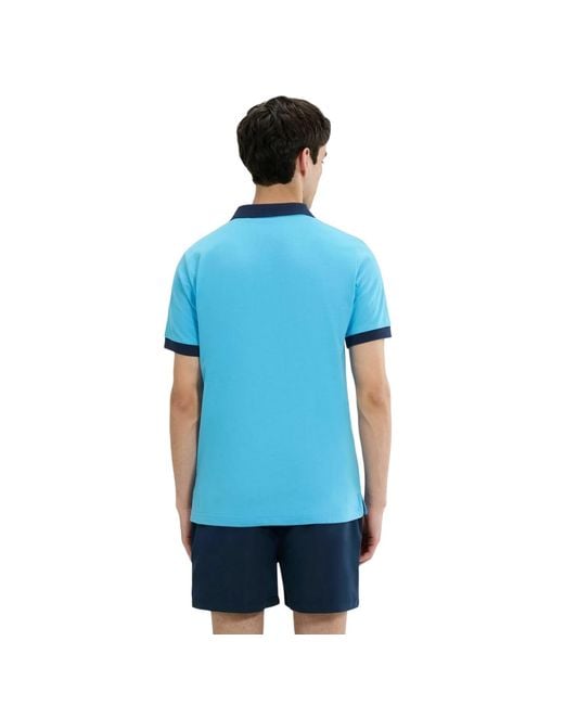 Ellesse Blue Lessepsia Logo Cotton Polo Shirt for men