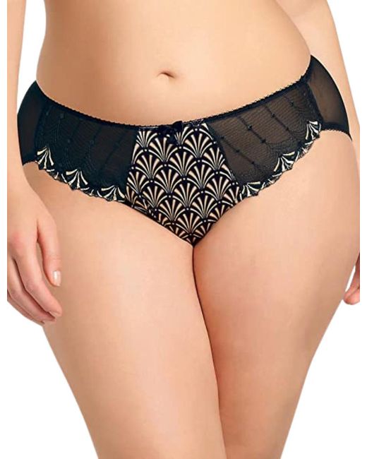 Elomi Black Madison Brief