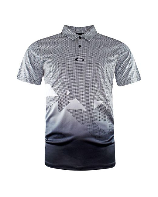 Oakley Blue Collared Light Offset Urban Golf Polo Shirt 433689 02E for men