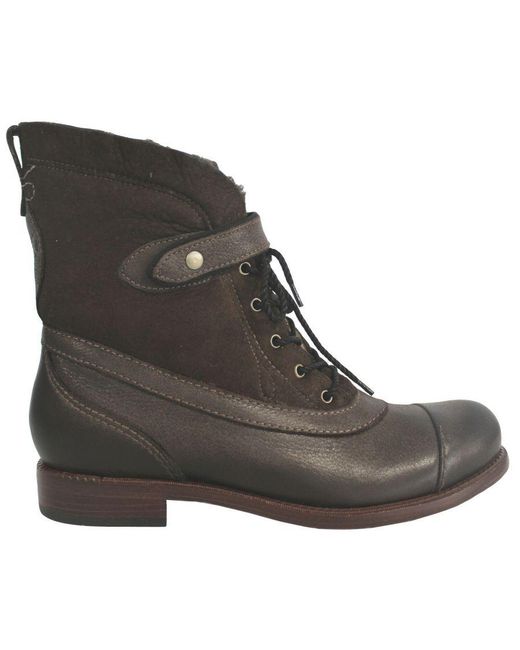 Timberland Black Boot Company Lucielle Lace Up Mid Leather Boots 3635R B30C