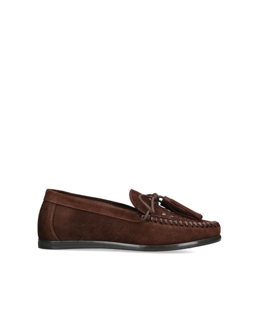 Steve Madden Brown Suede Yaira Loafers