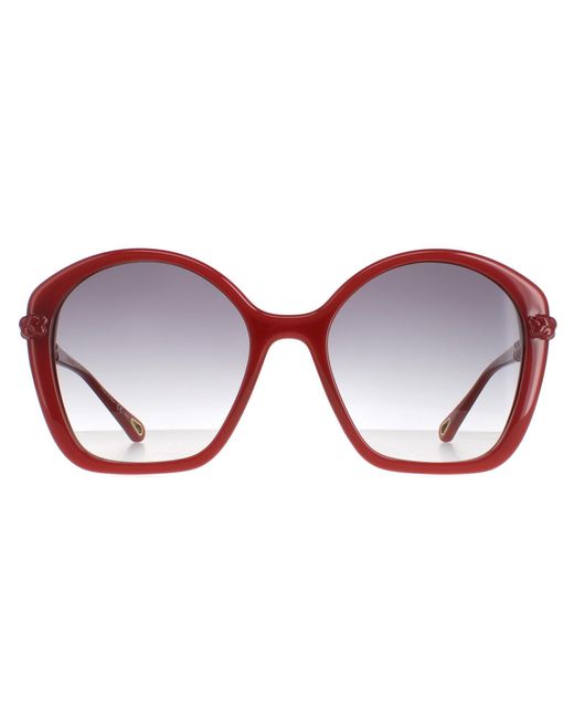 Chloé Brown Chloé Square Dark Gradient Ch0003S