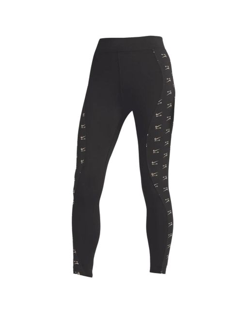 Nike Black Air All-Over Logo Leggings