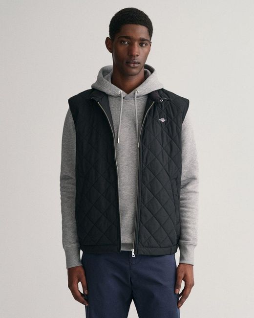 Gant Blue Windcheater Vest An for men