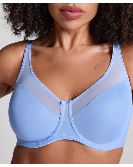 Hunkemöller Blue Nina Non-Padded Underwired Minimizer Bra