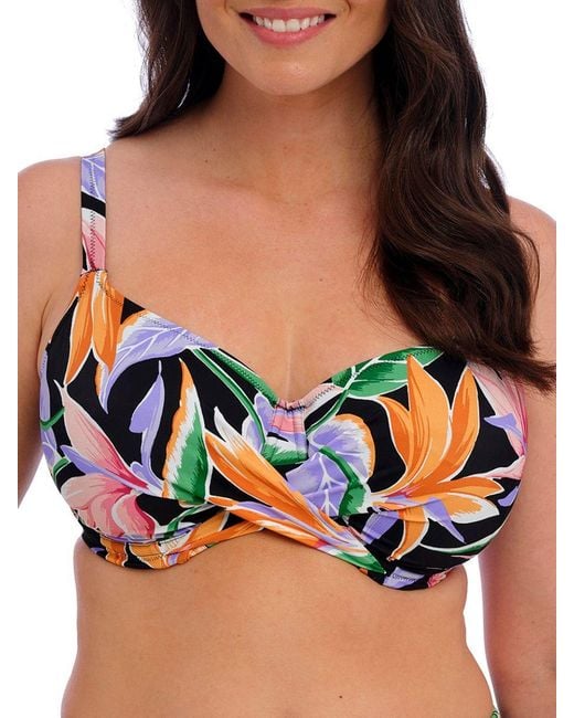 Fantasie Black Mykonos Cove Full Cup Bikini Top