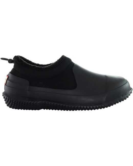 Hunter Black Insulated Shearling Shoes