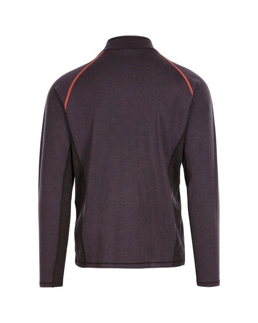 Trespass Blue Stan Thermal Top (Dark Marl) for men
