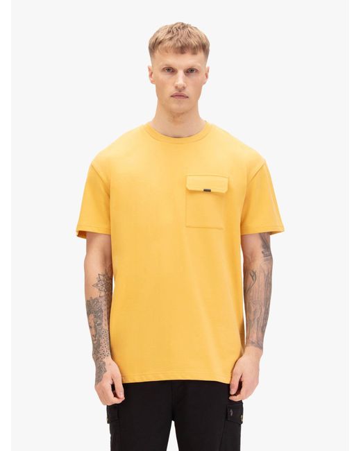 Luke 1977 Yellow Dragger Relaxed Fit T-Shirt for men