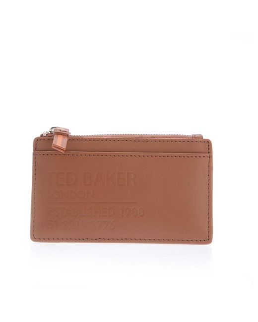 Ted Baker Brown Accessories Darcena Zip-Up Coin Purse