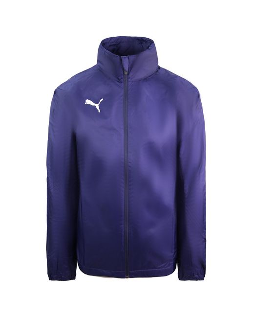 PUMA Blue Liga Rain Jacket Nylon for men