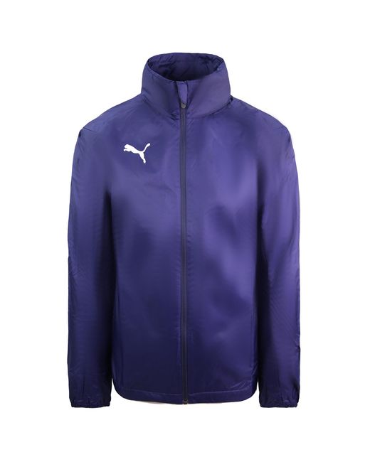 PUMA Blue Liga Rain Jacket Nylon for men