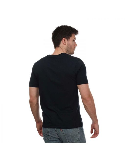 Ben Sherman Blue Script Logo T-Shirt for men