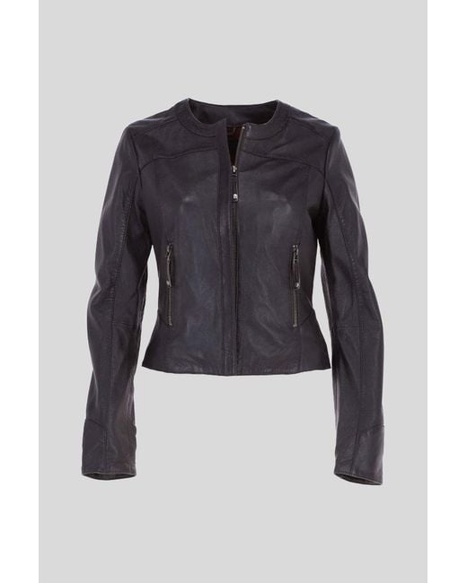 Brampton London Blue 'Style E' Real Leather Jacket