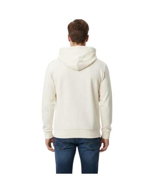 Calvin Klein Natural Hoodies 8L0155S Ls Classic Fleece Pullover New Top for men