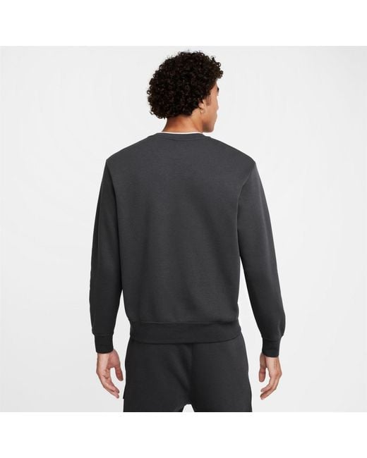 Nike Gray Nsw Sw Air Crew Fleece Bb for men