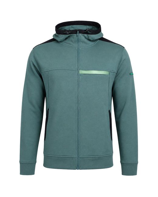 Under Armour Green Rival Terry Amp Track Jacket for men
