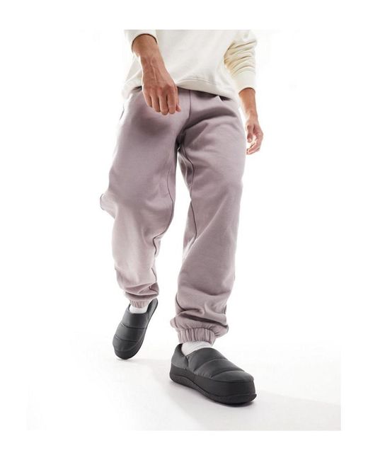 ASOS Gray Premium Puffer Slippers for men