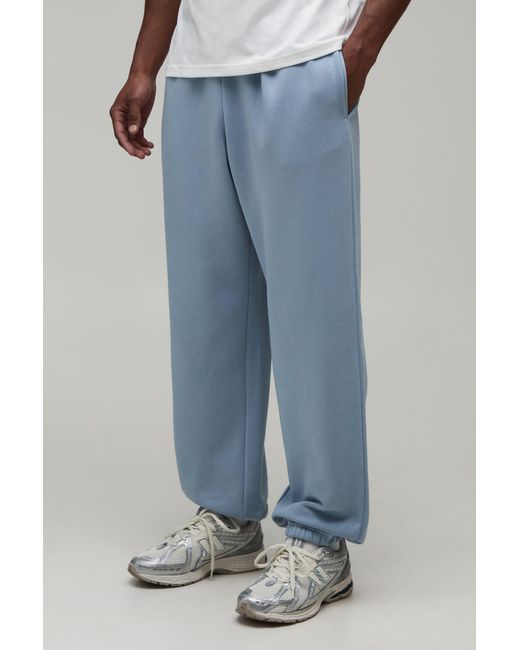 BoohooMAN Blue Essential Baggy Jogger for men