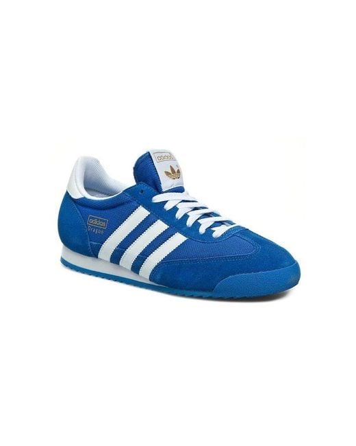 Adidas dragon top trainers blue