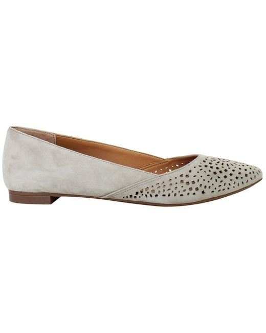 Vionic Gray Carmela Perf Shoes