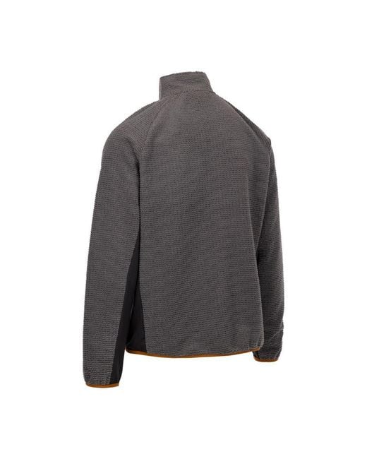 Trespass Gray Cranwell Fleece Jacket (Storm) for men