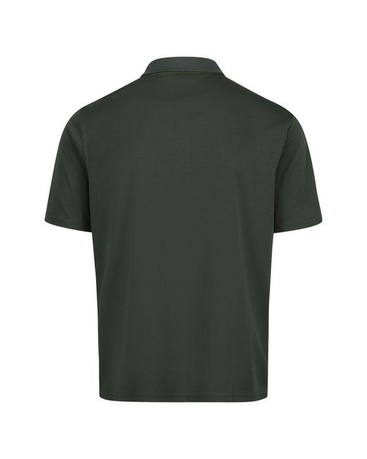 Regatta Green Pro Moisture Wicking Polo Shirt (Dark) for men