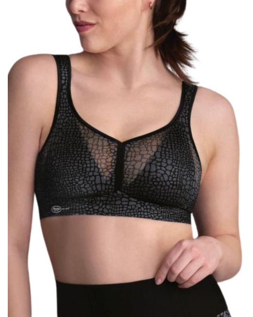 Anita Black Active Air Control Deltapad Sports Bra