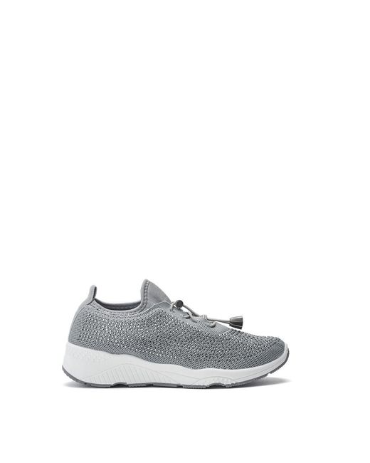 b.soleful White Giavanna Sneakers Textile