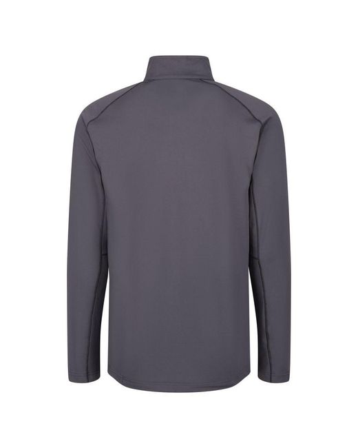 Regatta Blue Core Stretch Half Zip Midlayer (Seal) for men