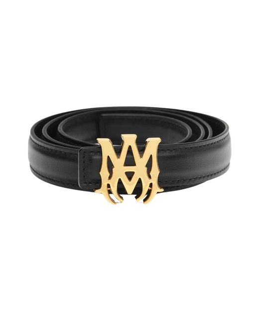 Amiri Black Ma Belt Leather for men