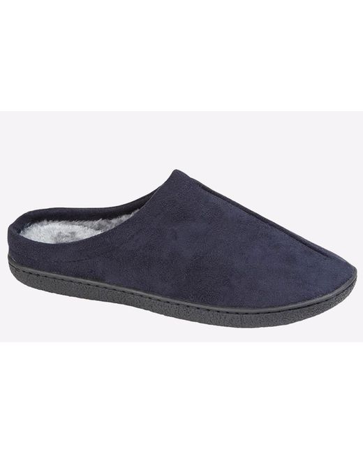Zedzzz Blue Alex Mule Slippers for men