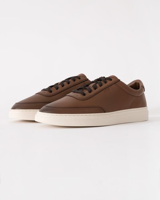 Boss Brown Casual Tennis Trainers