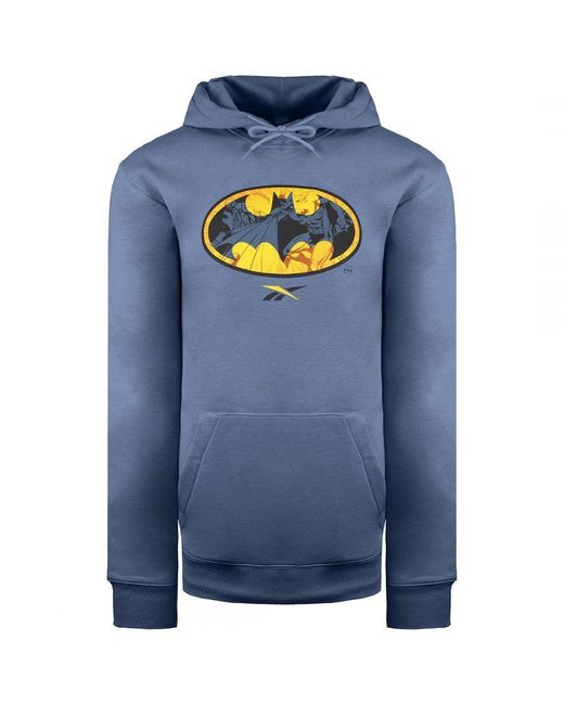 Reebok Blue X Dc Batman Hoodie Cotton for men