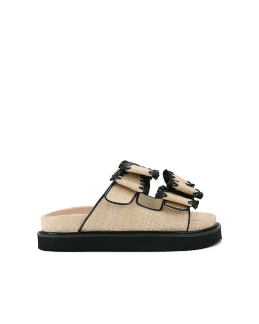 KG by Kurt Geiger Black Robbie Sandals