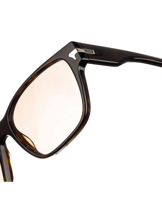G-Star RAW Natural Gs627S Rectangular Shaped Acetate Sunglasses